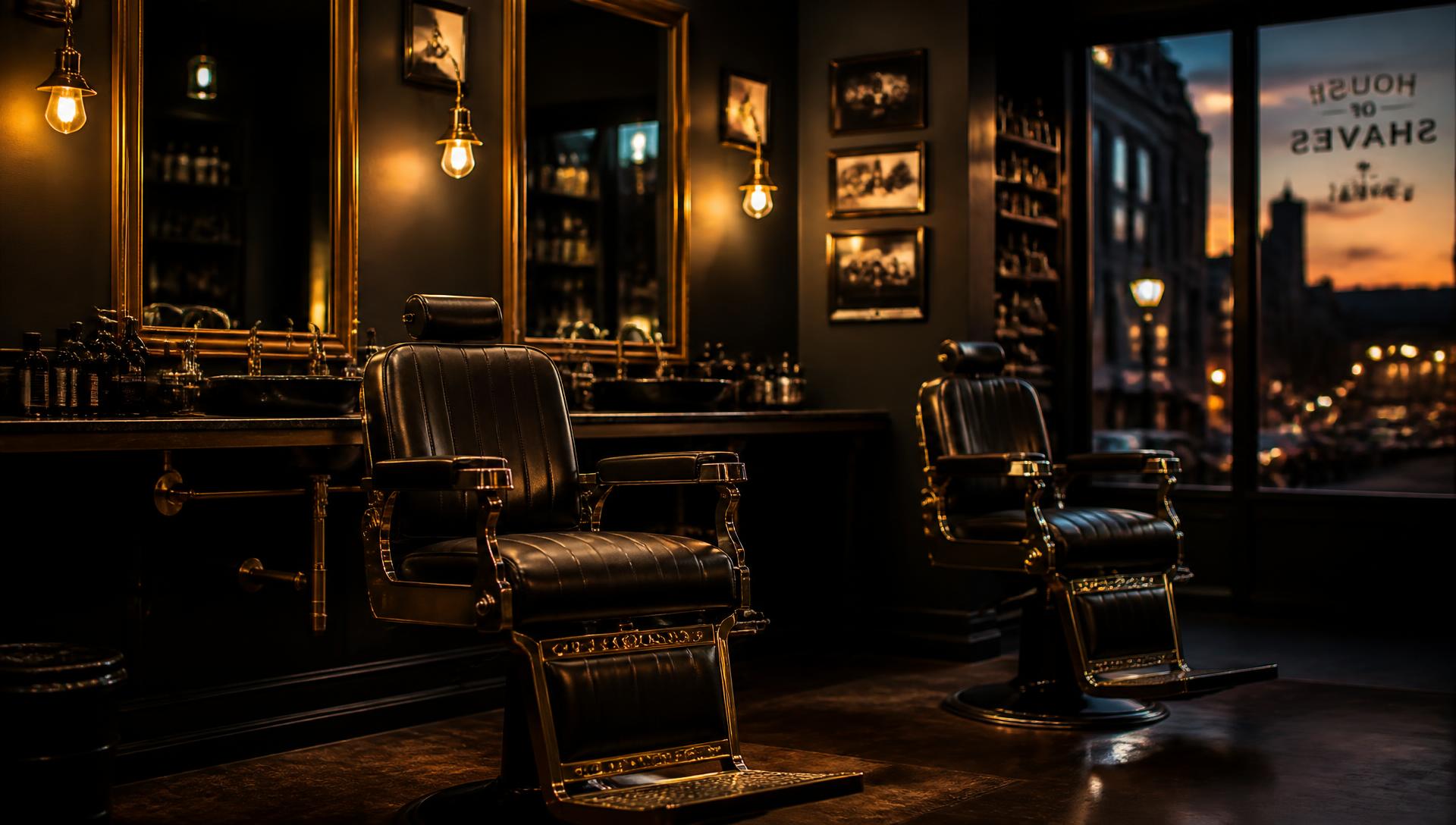The interior of Classy Edge barbershop in Pelham, New Hampshire